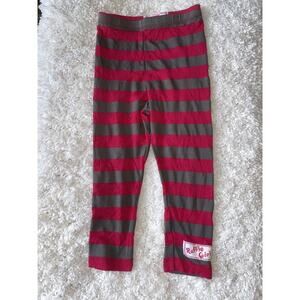 Ruffle Girl Sz. 4 Pink & Brown Striped Classic Bottoms. Cute